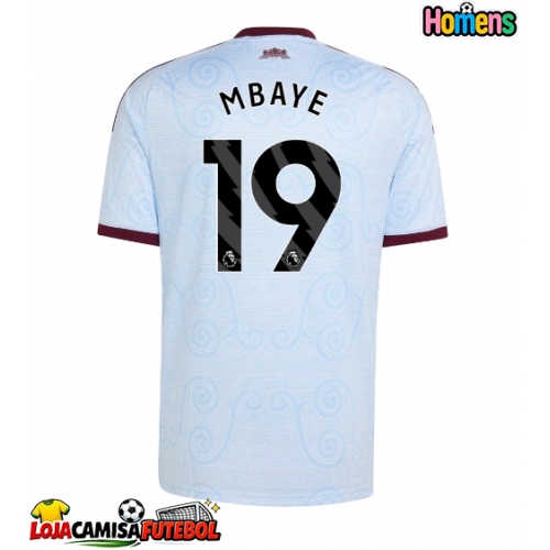 Camisa de Futebol Aston Villa Ibrahim Mbaye #19 Equipamento Alternativo 2026-27 Manga Curta